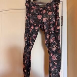 Lululemon Speed Up Tight 28" Leggings Frosted Rose Multi Floral Print SZ 10